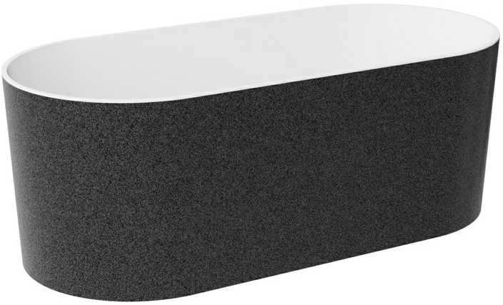 Vonia Besco Lova Glam Graphite, 160 x 74 cm, su klik-klak chrome