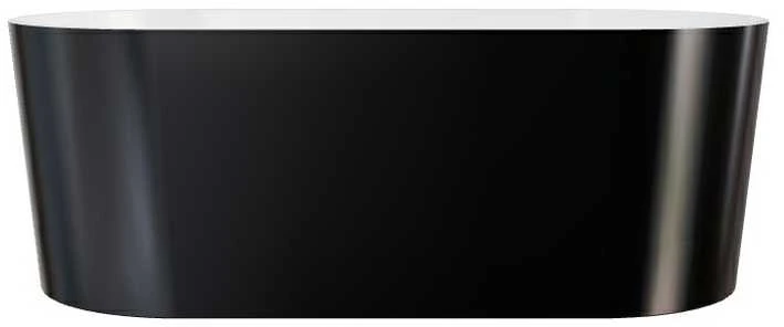 Vonia Besco Lova Juodas&Baltas, 160 x 74 cm, su klik-klak chrome valomu iš viršaus