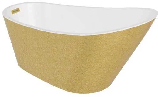 Vonia Besco Melody Glam Gold, 170 x 80 cm, su auksiniais dangteliais
