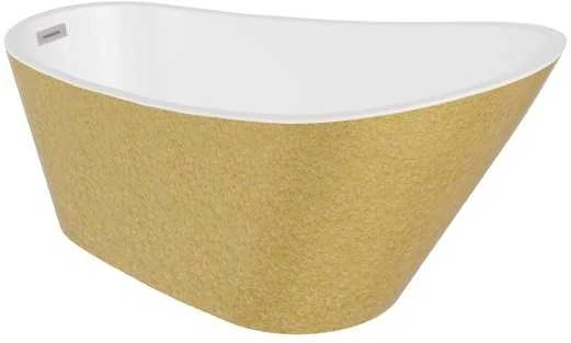 Vonia Besco Melody Glam Gold, 170 x 80 cm, su chrome sifonu