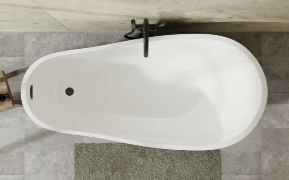 Vonia Besco Melody Juodas&Baltas, 170 x 80 cm, su juodais dangteliais