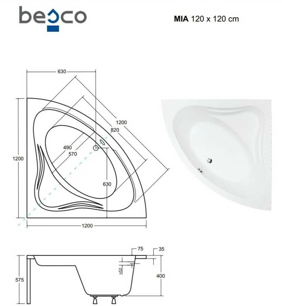 Vonia Besco Mia, 120 x 120 cm