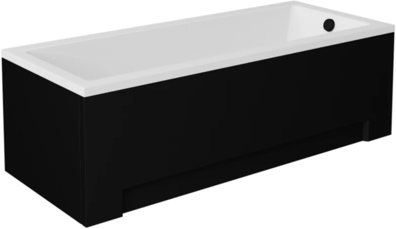 Vonia Besco Modern, 160 x 70 cm, su juoda apdaila