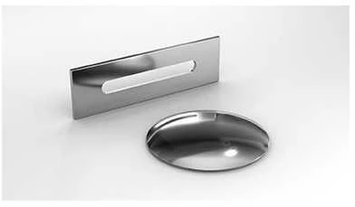Vonia Besco Navia Glam Graphite, 140 x 75 cm, su chrome sifonu