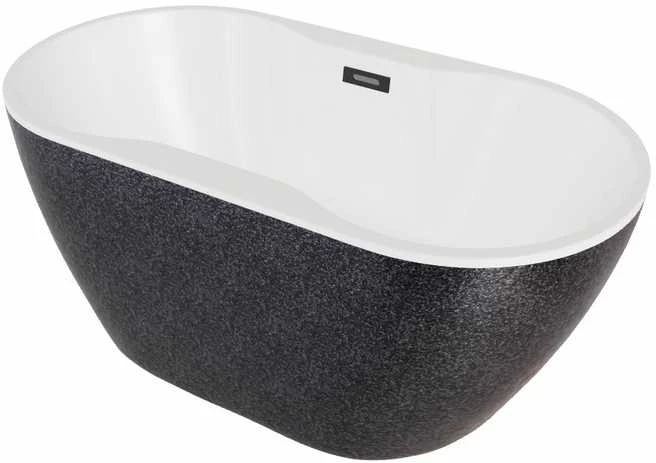 Vonia Besco Navia Glam Graphite, 160 x 80 cm, su juodais dangteliais