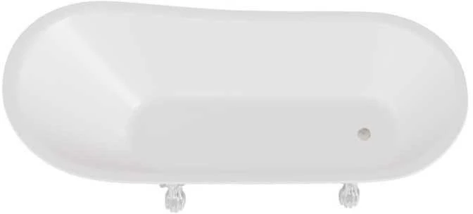 Vonia Besco Olaya Glam 160, Sidabrinis+Chrome, su sifonu Klik-klak Chrome