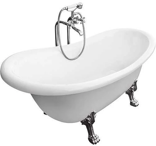 Vonia Besco Otylia 170, Baltas+Chrome (be sifono, be persipylimo skylės)