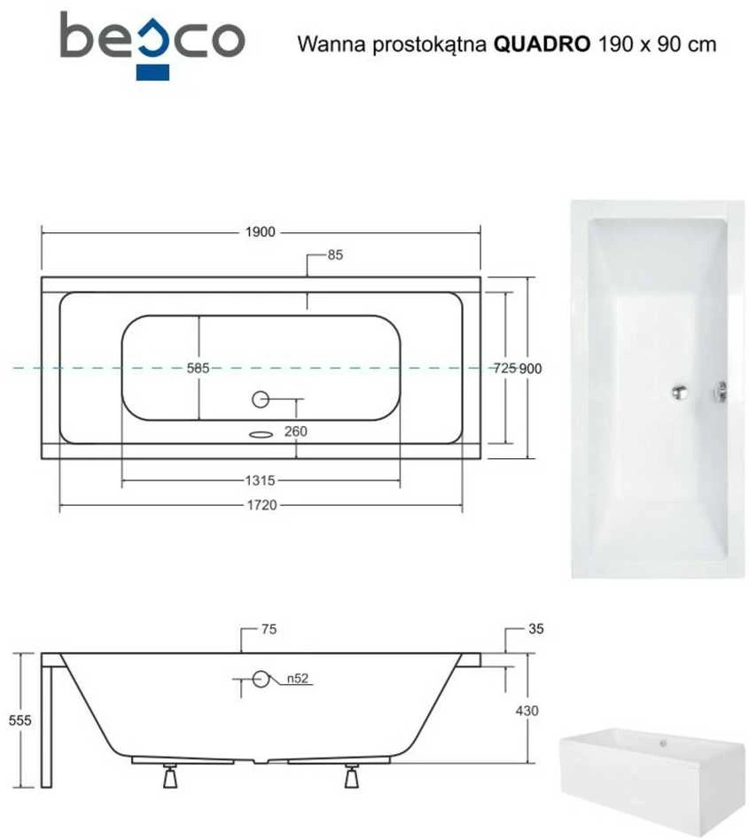 Vonia Besco Quadro, 190 x 90 cm