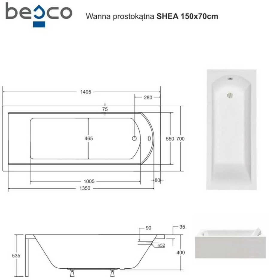 Vonia Besco Shea, 150 x 70 cm