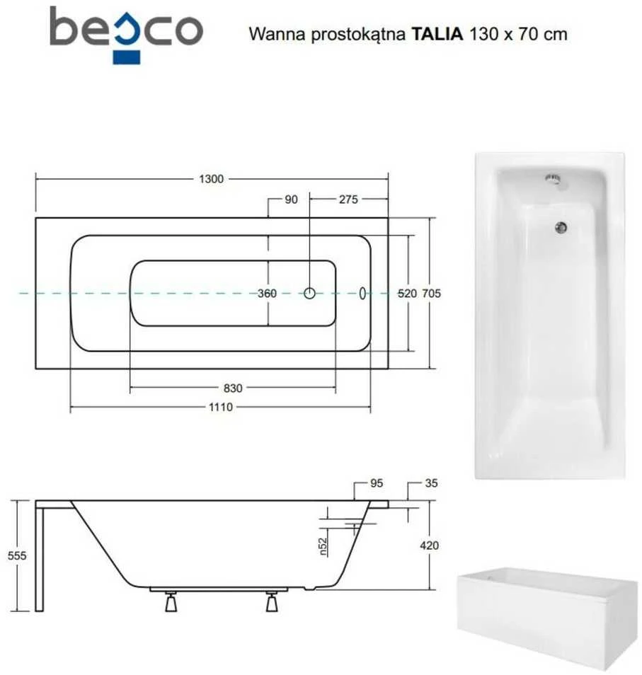 Vonia Besco Talia, 130 x 70 cm