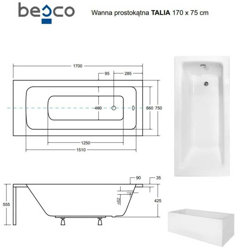 Vonia Besco Talia, 170 x 75 cm