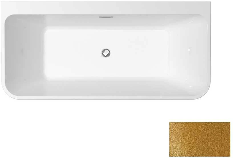 Vonia Besco Varya Glam Gold, 170 x 80 cm, su chrome sifonu