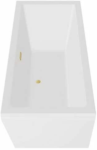 Vonia Besco Vena, 170 x 75 cm, su auksiniu sifonu su persipylimu slim