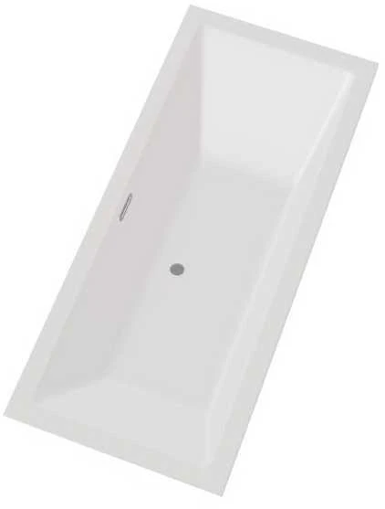 Vonia Besco Vera, 170 x 75 cm, be apdailos, su sifonu su persipylimu slim grafito