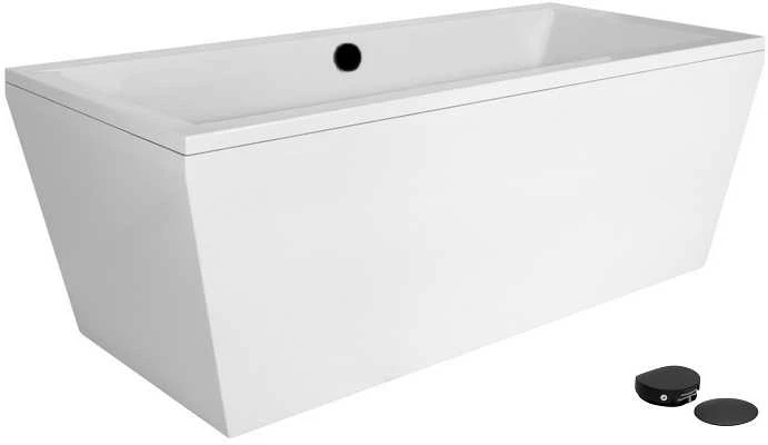 Vonia Besco Vera, 170 x 75 cm, su sifonu su pripildymu juodu