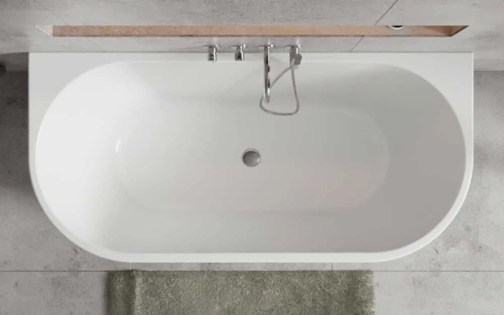 Vonia Besco Vica New 170, su Klik-klak Chrome valomu iš viršaus