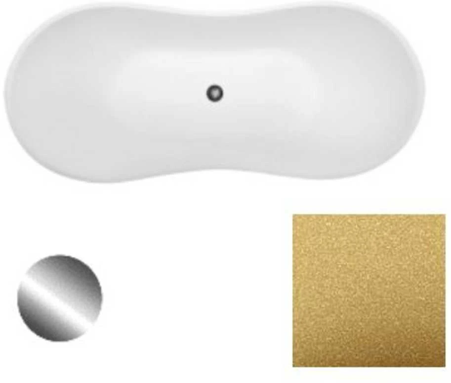 Vonia Besco Viya Glam 170 Gold, su Klik-klak Chrome