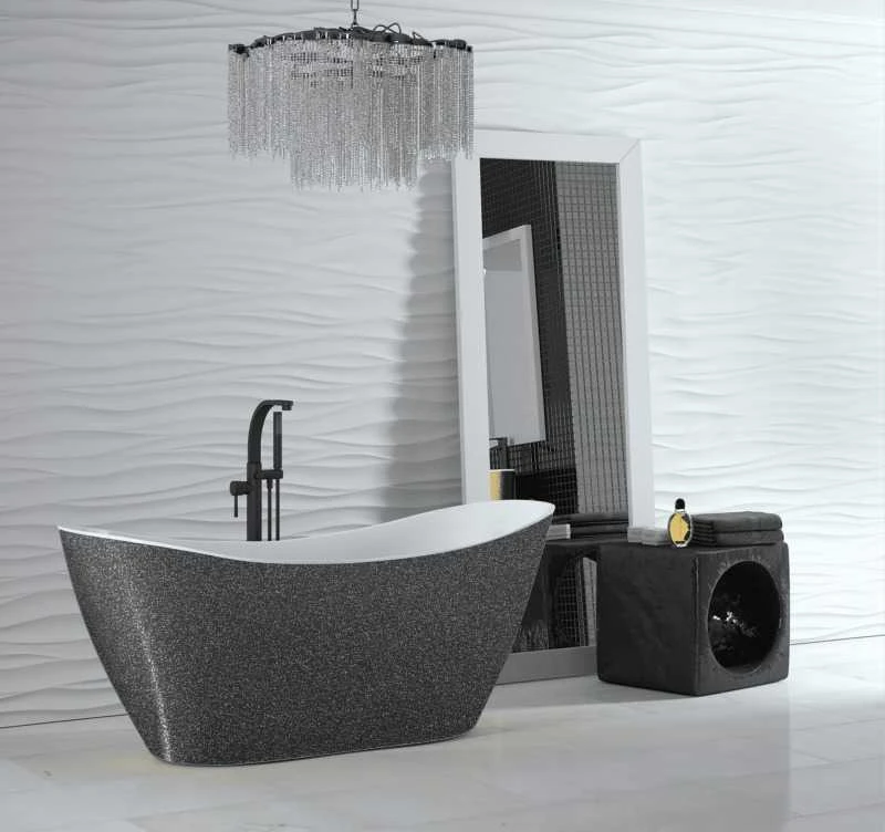 Vonia Besco Viya Glam 170 Graphite, su Klik-klak Chrome