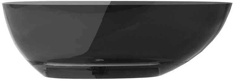 Vonia Besco Xara Carbon Pilkas, 160 x 75 cm, su chrome sifonu