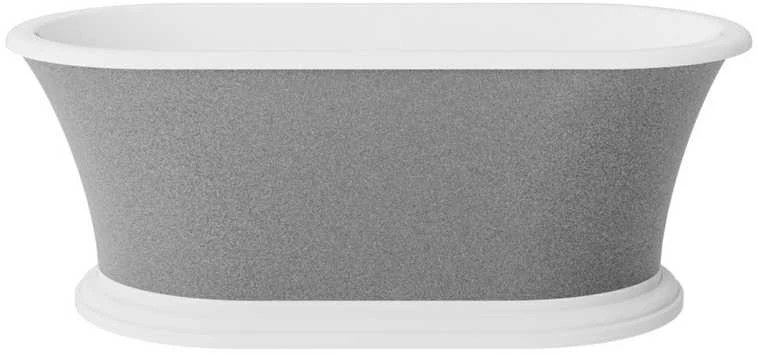 Vonia Besco Ziva Glam Sidabrinis, 160 x 75 cm, su klik-klak chrome valomu iš viršaus