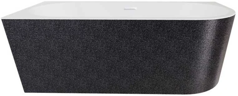 Vonia Besco Zoya Glam Graphite, 170 x 80 cm, kairinė, su baltais dangteliais