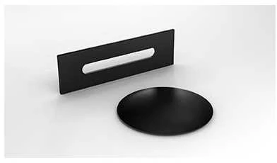 Vonia Besco Zoya Glam Graphite, 170 x 80 cm, dešininė, su juodais dangteliais