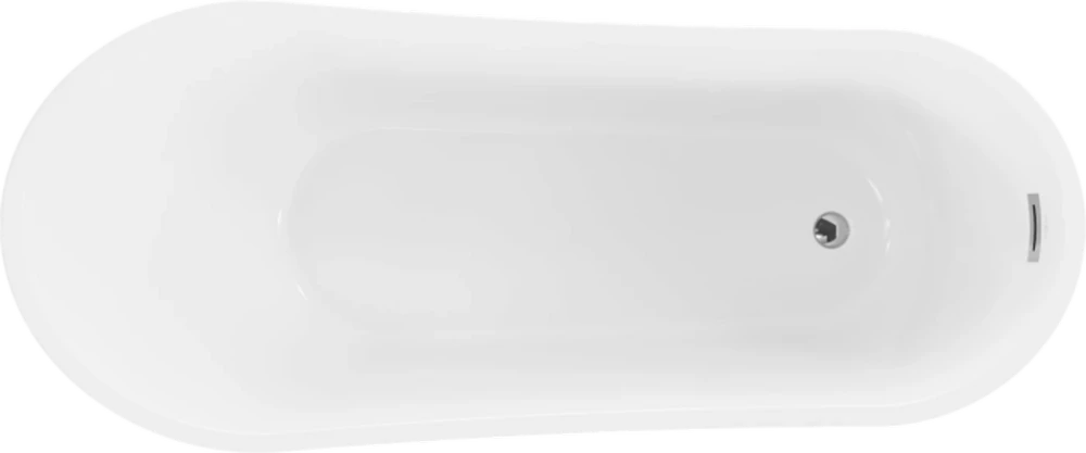 Vonia Mexen Alta, 170 x 75 cm, Baltas/Juodas+Chrome