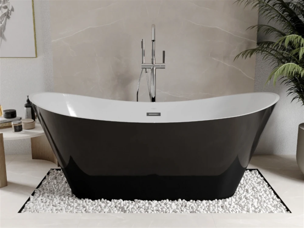 Vonia Mexen Celia, 170 x 75 cm, Baltas/Juodas+Chrome