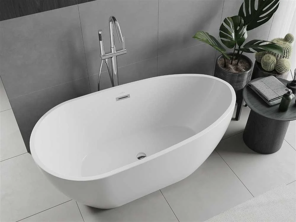 Vonia Mexen Eos, 170x80 cm, Baltas+Chrome