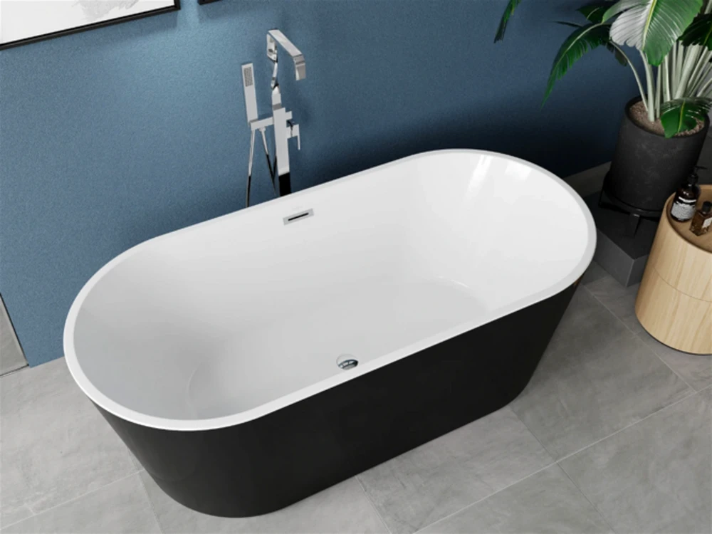 Vonia Mexen Luna, 150 x 75 cm, Baltas/Juodas+Chrome