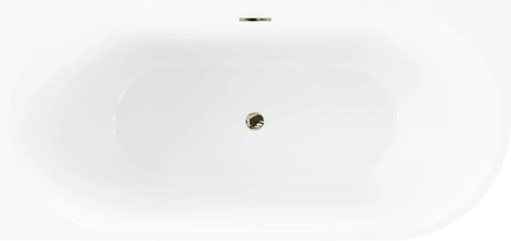 Vonia Mexen Mia, kairinė, 170 x 80 cm, Baltas/Juodas+Gold