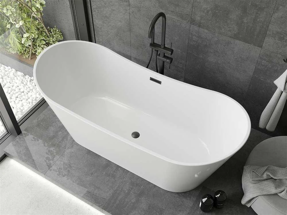 Vonia Mexen Montana, 150 x 72 cm, Baltas+Chrome