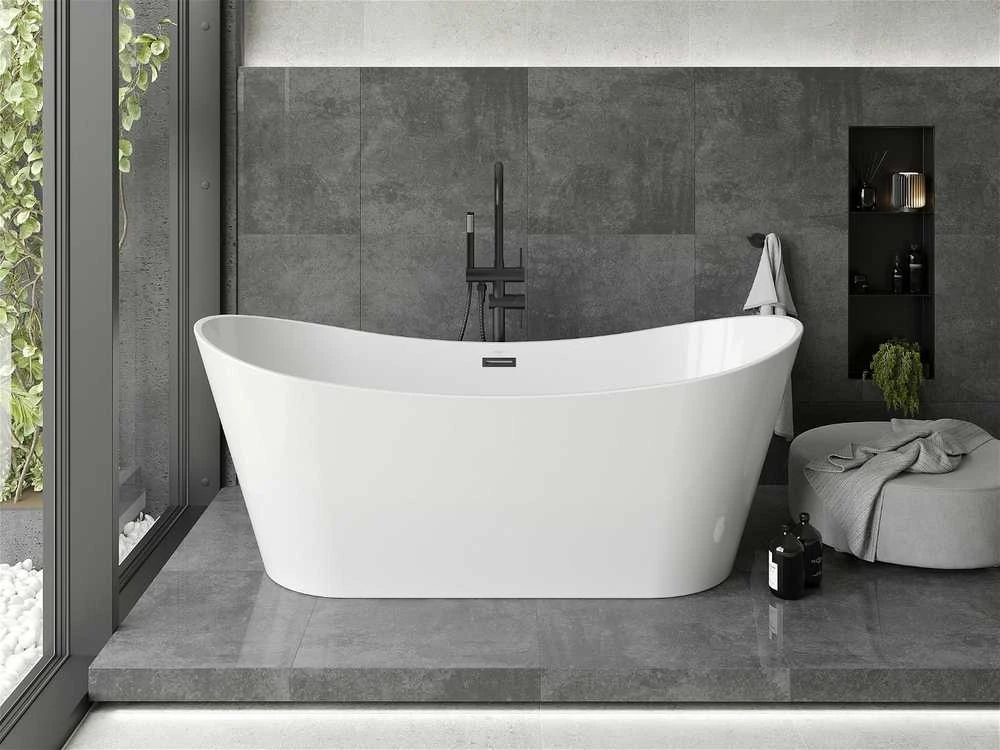 Vonia Mexen Montana, 150 x 72 cm, Baltas+Chrome
