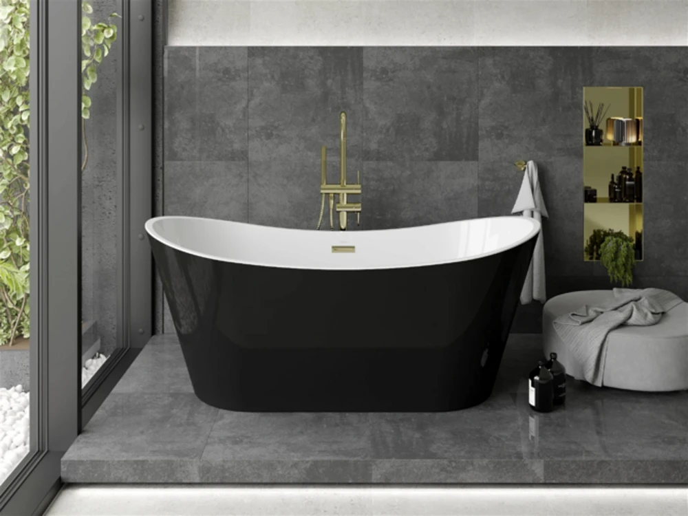 Vonia Mexen Montana, 170 x 80 cm, Baltas/Juodas+Gold