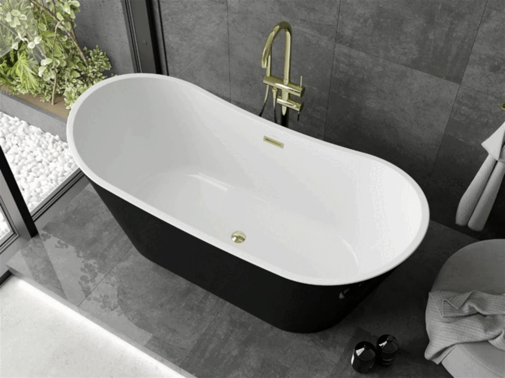 Vonia Mexen Montana, 170 x 80 cm, Baltas/Juodas+Gold
