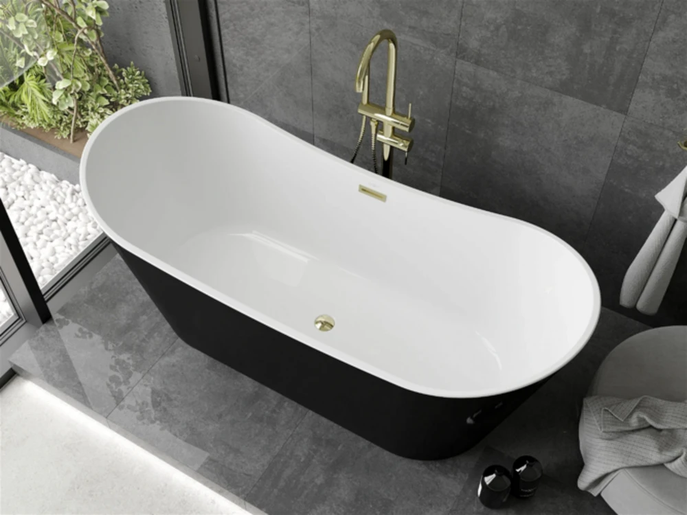 Vonia Mexen Montana, 180 x 80 cm, Baltas/Juodas+Gold