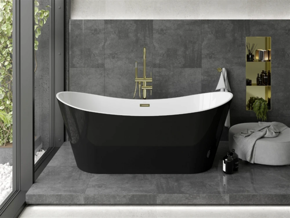 Vonia Mexen Montana, 180 x 80 cm, Baltas/Juodas+Gold