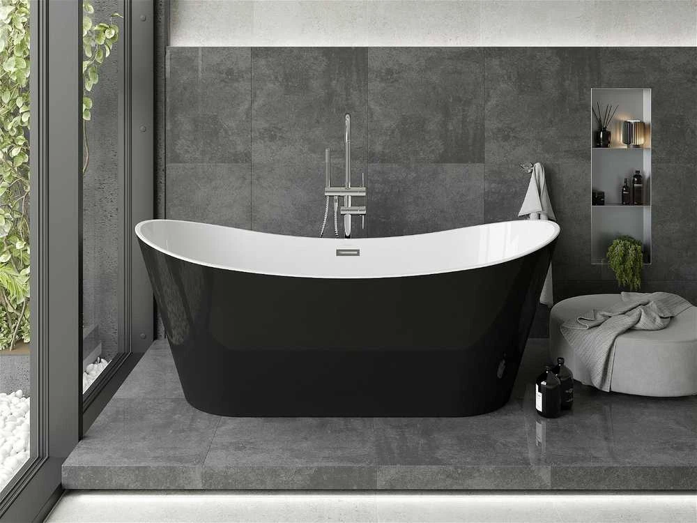 Vonia Mexen Montana, 180 x 80 cm, Baltas/Juodas+Juodas