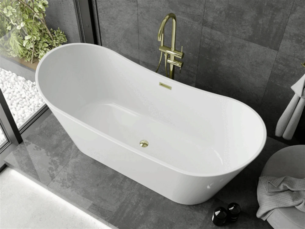 Vonia Mexen Montana, 180 x 80 cm, Baltas+Gold