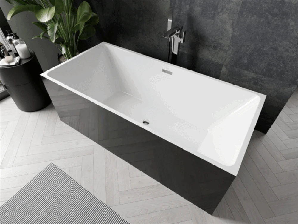 Vonia Mexen Nita, 170 x 80 cm, Baltas/Juodas+Chrome