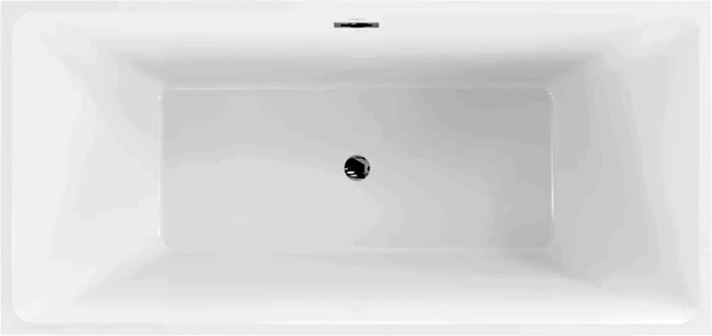 Vonia Mexen Nita, 170 x 80 cm, Baltas/Juodas+Chrome