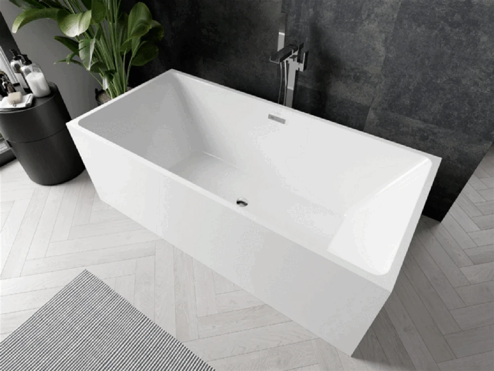 Vonia Mexen Nita, 170 x 80 cm, Baltas+Chrome