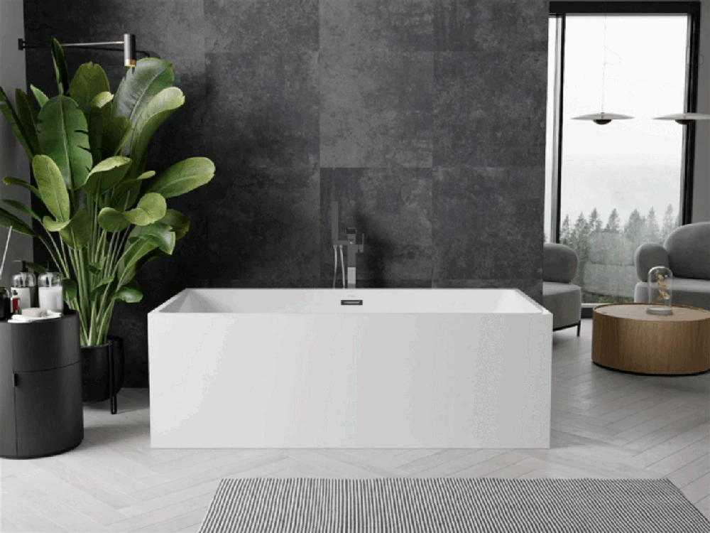 Vonia Mexen Nita, 170 x 80 cm, Baltas+Chrome