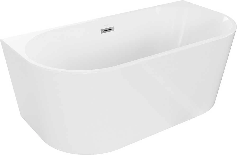 Vonia Mexen Oval, 170x80 cm, Baltas+Chrome