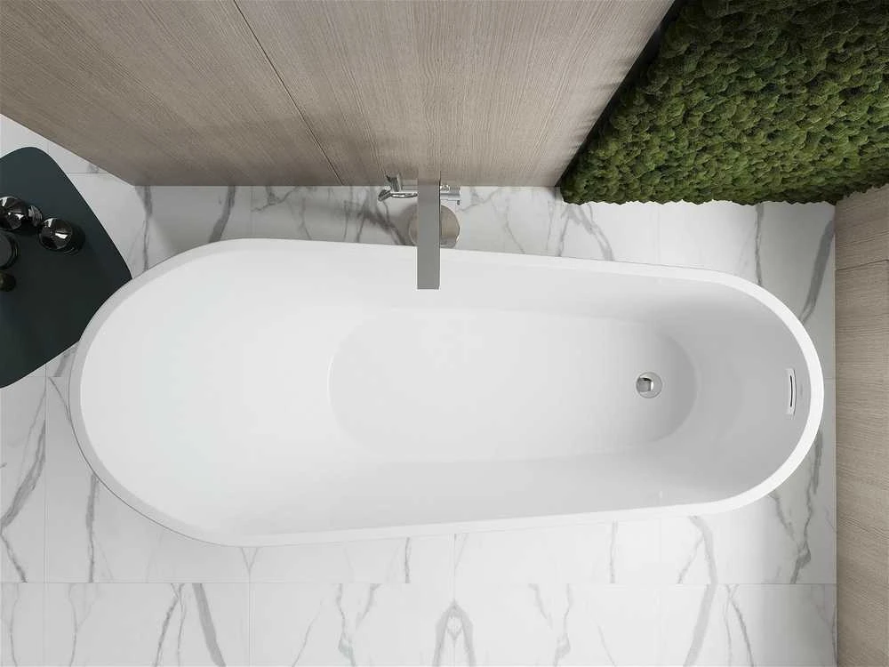 Vonia Mexen Oviedo, 170x76 cm, Baltas+Chrome