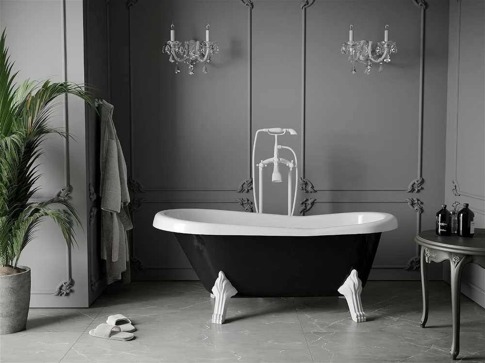 Vonia Mexen Retro, 150 x 73 cm, Juodas/Baltas+Baltas