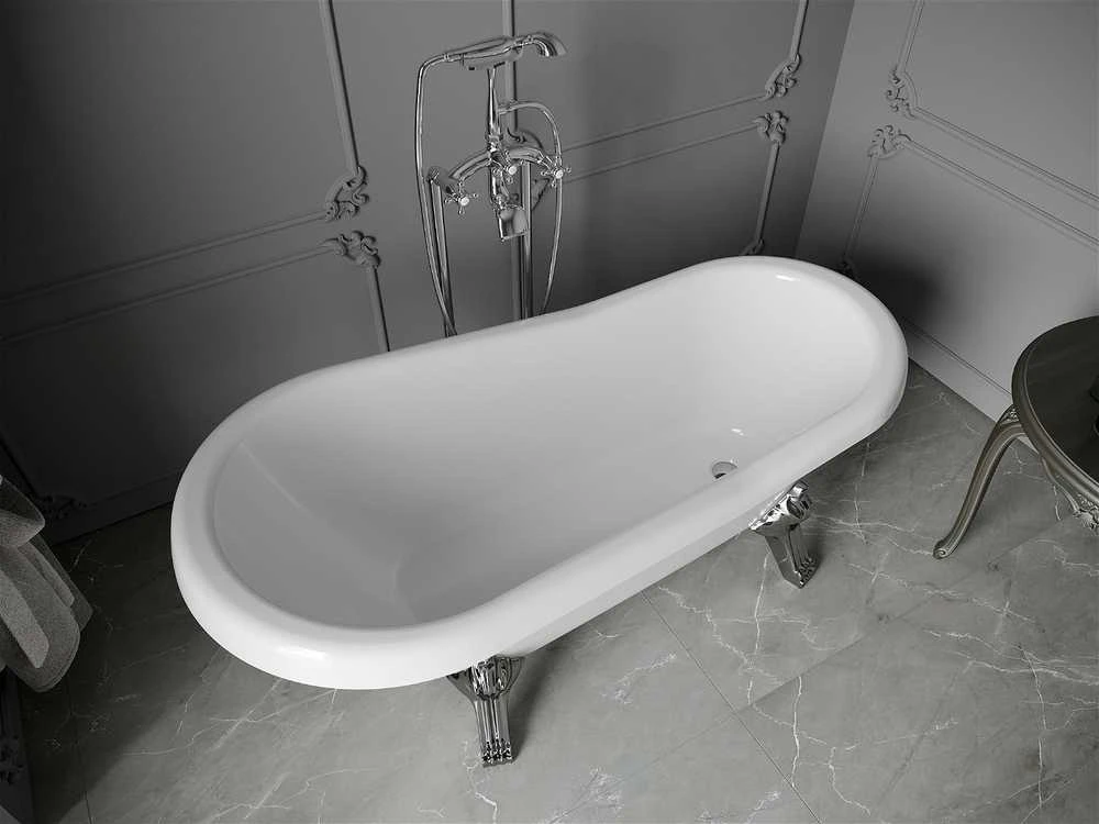 Vonia Mexen Retro, 170x75 cm, Baltas+Chrome