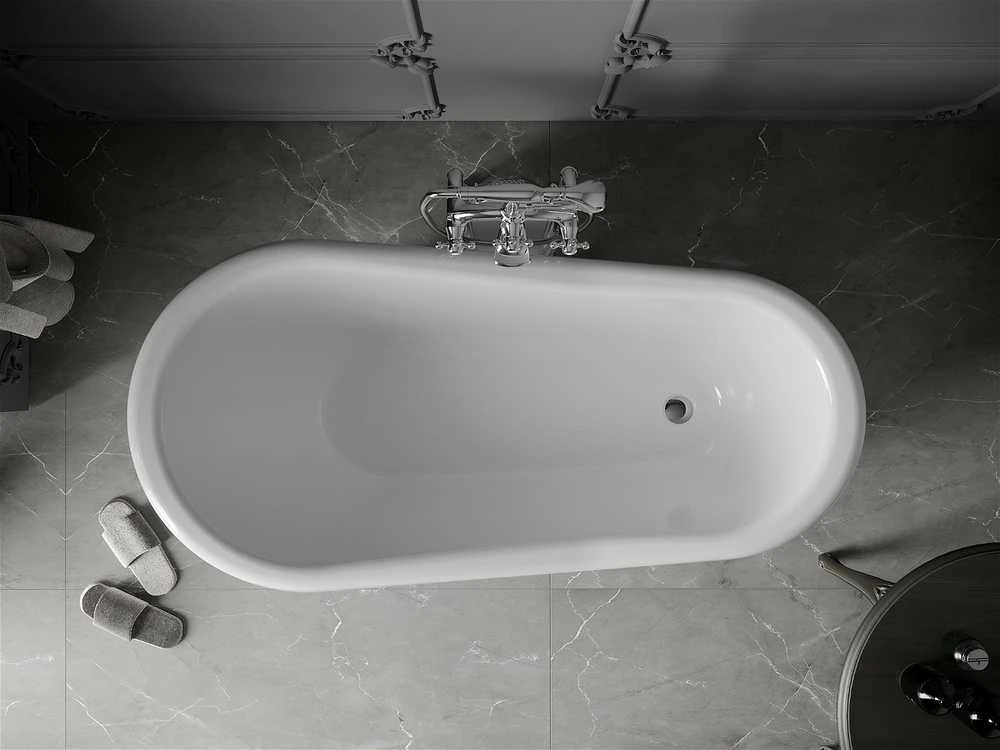 Vonia Mexen Retro, 170x75 cm, Baltas+Chrome