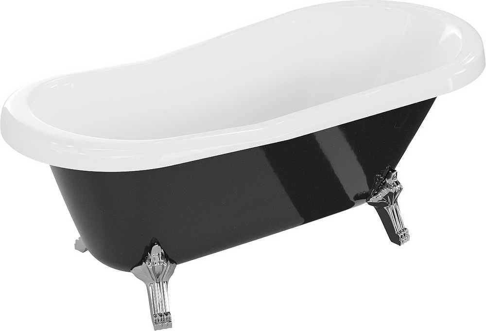 Vonia Mexen Retro, 170x75 cm, Juodas/Baltas+Chrome