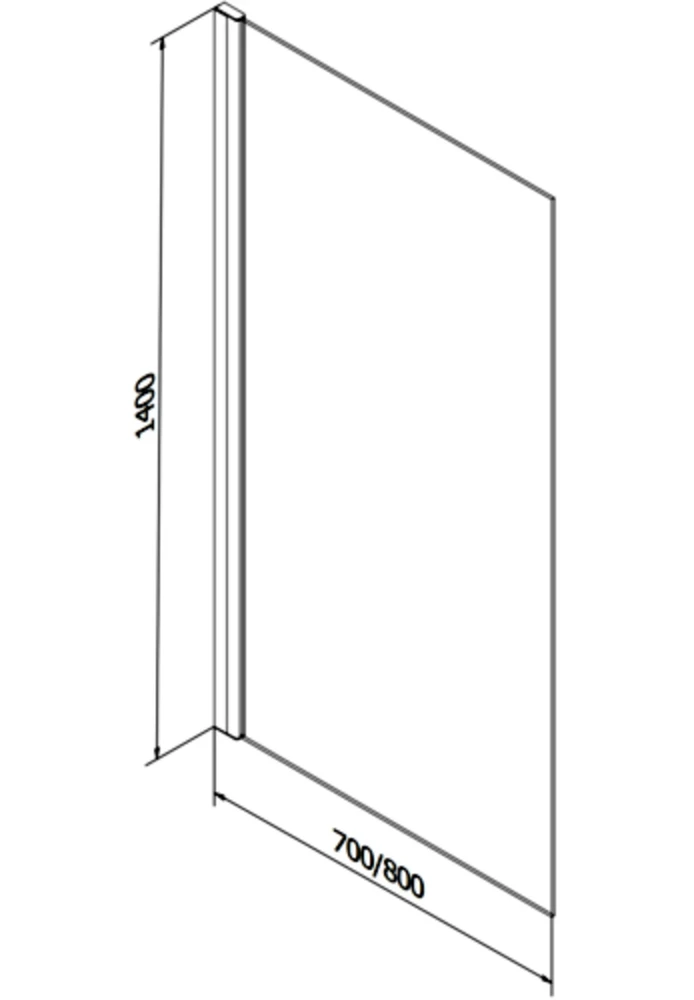 Vonia Mexen Vega su apdaila ir stiklo sienele, 150x70 cm + 80 cm, baltas+I/swing/juodas frame